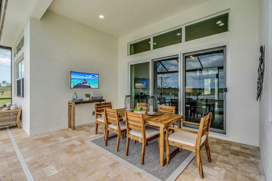 Representative exterior details of a home built from the Redmond by GHO Homes in Bent Pine Preserve, Vero Beach (Image 10).