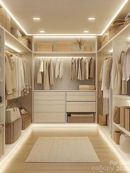 Furnished interior view inside a new home in , Charlotte (Image 9).