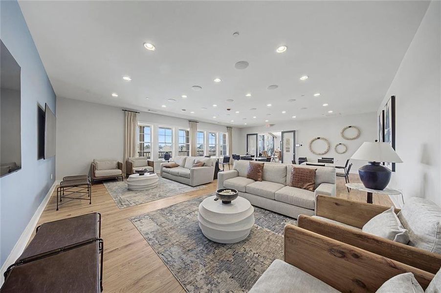Furnished interior view inside a new home in , Canton (Image 41).