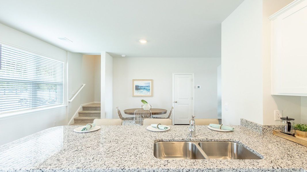 Furnished interior view inside a new home in Pine Hills at Cane Bay, Summerville (Image 13). Furnished interior view inside a new home in Pine Hills at Cane Bay, Summerville (Image 13).
