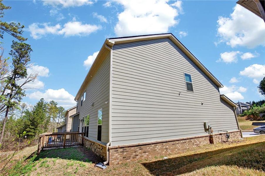 Exterior details and patio area of a home in , Atlanta (Image 25).