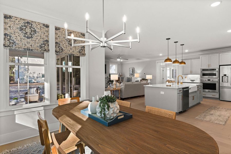 Representative furnished interior of a home built from the The Emerson by RobuckHomes in Stonehedge, Leesville (Image 11).