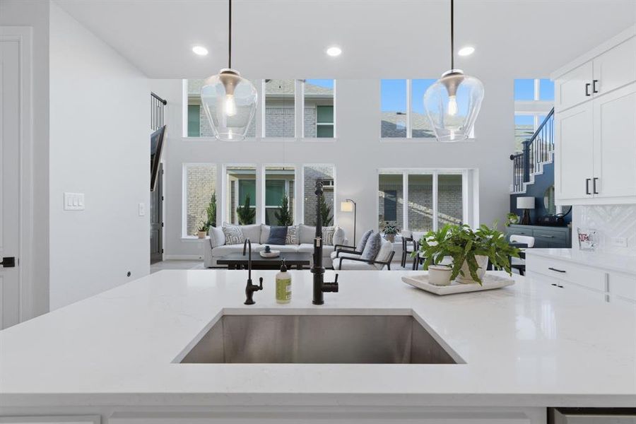 Furnished interior view inside a new home in , Corinth (Image 17).