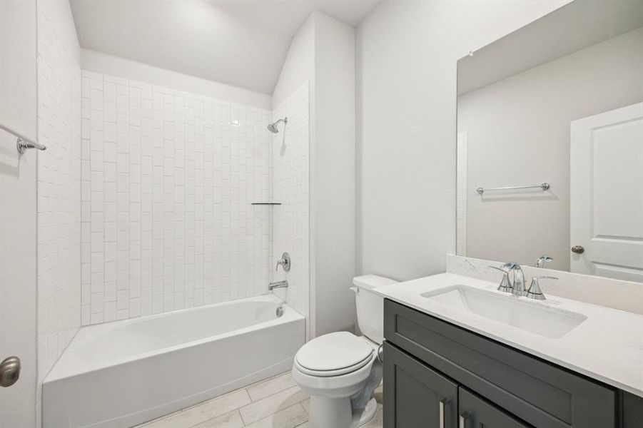 Furnished interior view inside a new home in Santorini, Seagoville (Image 9).