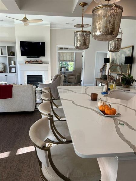 Furnished interior view inside a new home in , Cumming (Image 28).