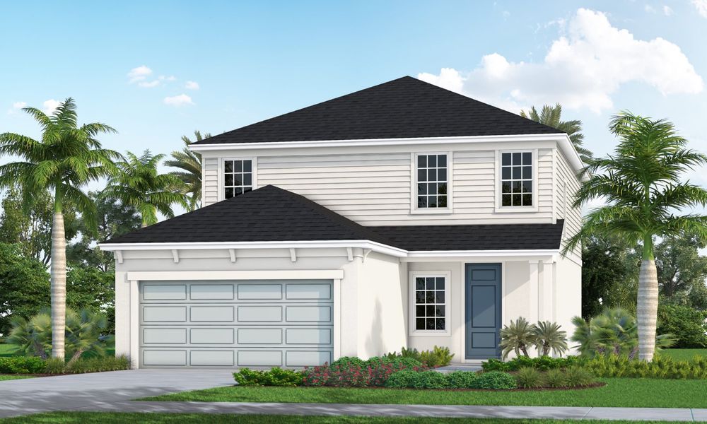 Representative exterior photo of a completed home built from the Honor by Neal Communities in Wildleaf, Parrish, FL (Image 21). Representative exterior photo of a completed home built from the Honor by Neal Communities in Wildleaf, Parrish, FL (Image 21).