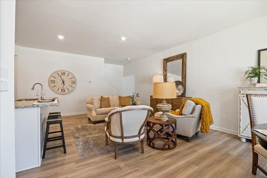 Furnished interior view inside a new home in , Conyers (Image 23).