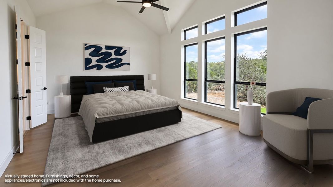 Furnished interior view inside a new home in The Preserve at Elm Creek, New Braunfels (Image 6).
