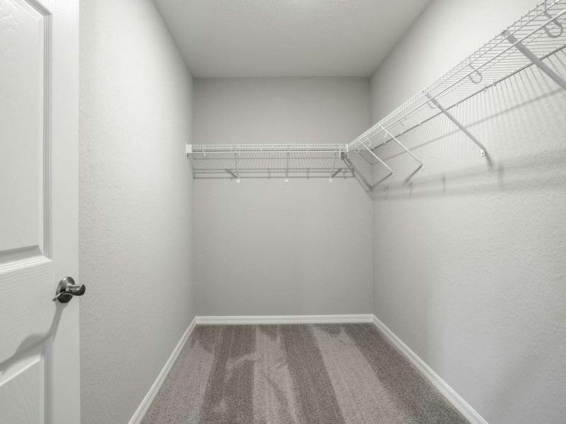 And, a walk-in closet.