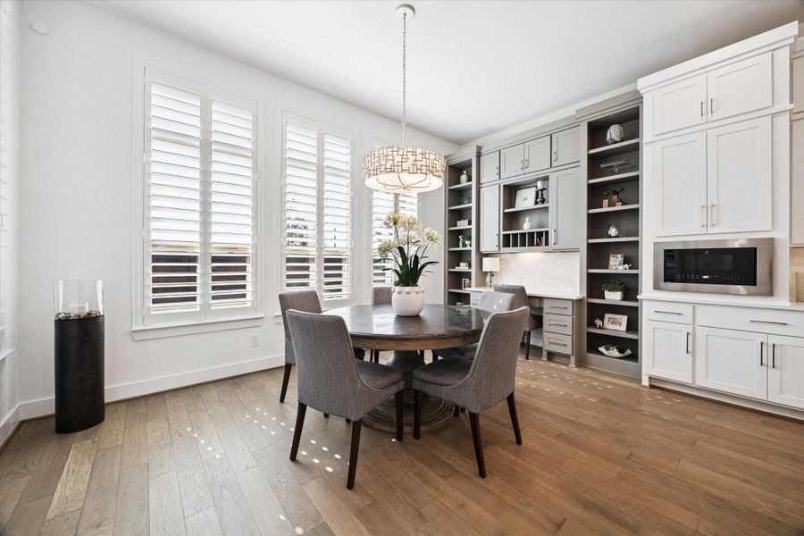 Furnished interior view inside a new home in Elyson, Katy (Image 14).