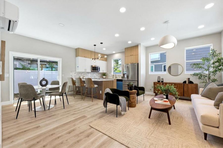 Furnished interior view inside a new home in , St. Petersburg (Image 8).