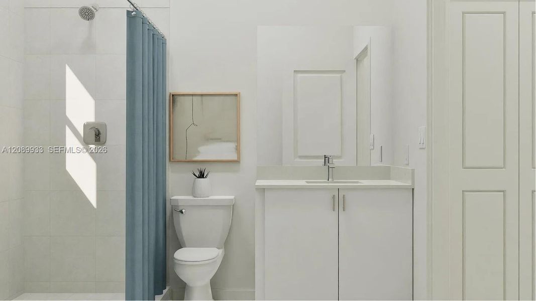 Furnished interior view inside a new home in Coral Landings, Miami (Image 5).