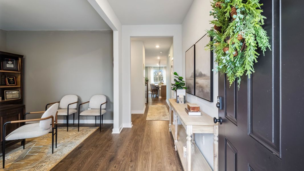Furnished interior view inside a new home in Reserve at Hickory Ridge, Columbia (Image 8).