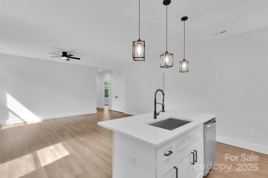 Furnished interior view inside a new home in , Bessemer City (Image 2).