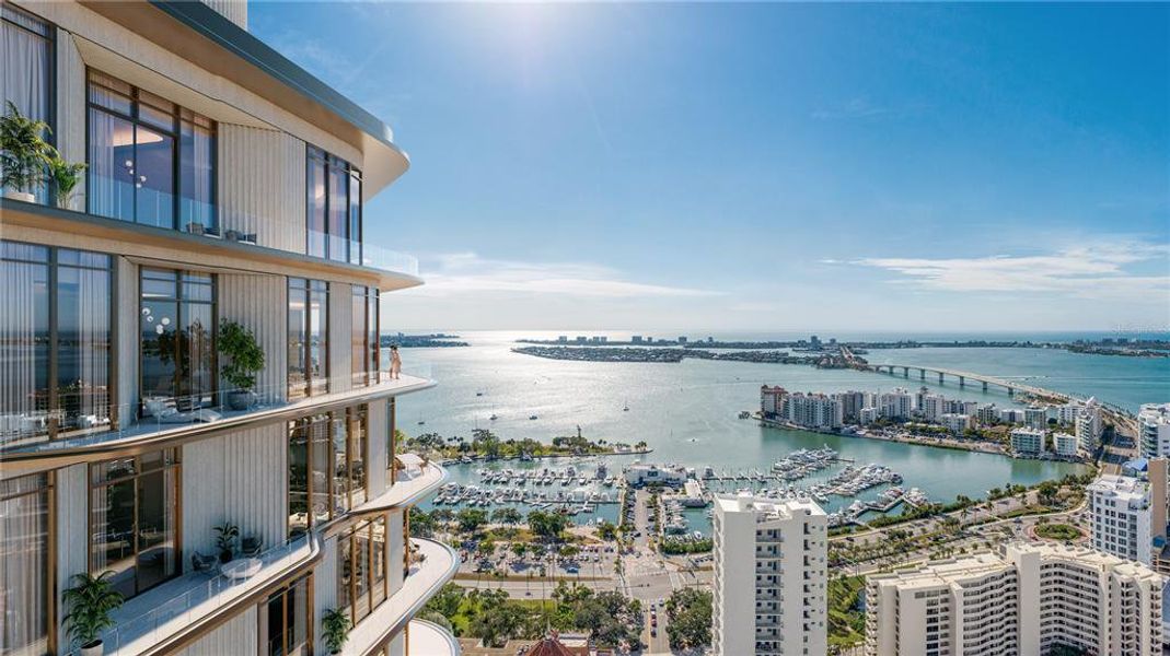 Condo located in Sarasota, FL showcasing its design and architecture (Image 8).