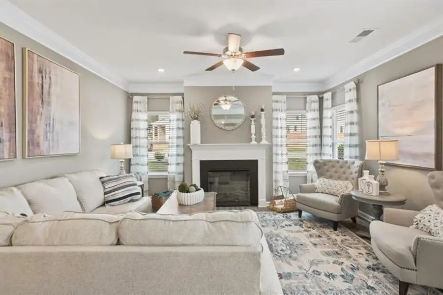 Furnished interior view inside a new home in Glen at Cave Springs, Douglasville (Image 7).