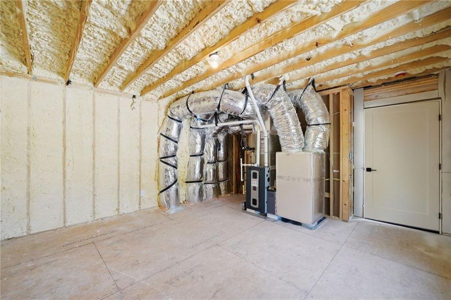 In-progress construction of a new home in , Roswell, GA (Image 67).