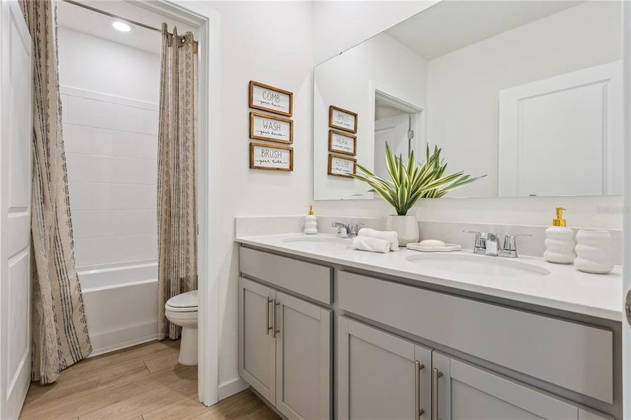 Furnished interior view inside a new home in Crossroads at Kelly Park, Apopka (Image 26).
