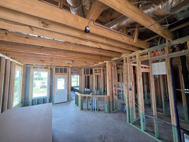In-progress construction of a new home in Vintage Farms, Brenham, TX (Image 10).