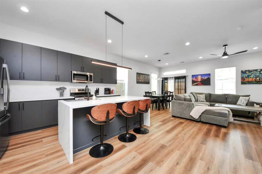 Furnished interior view inside a new home in , Houston (Image 24). Furnished interior view inside a new home in , Houston (Image 24).