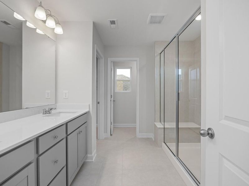 Furnished interior view inside a new home in Gregory Village, Lillington (Image 7). Furnished interior view inside a new home in Gregory Village, Lillington (Image 7).