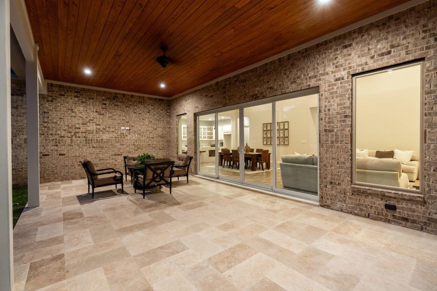 Exterior details and patio area of a home in , Tomball (Image 4). Exterior details and patio area of a home in , Tomball (Image 4).