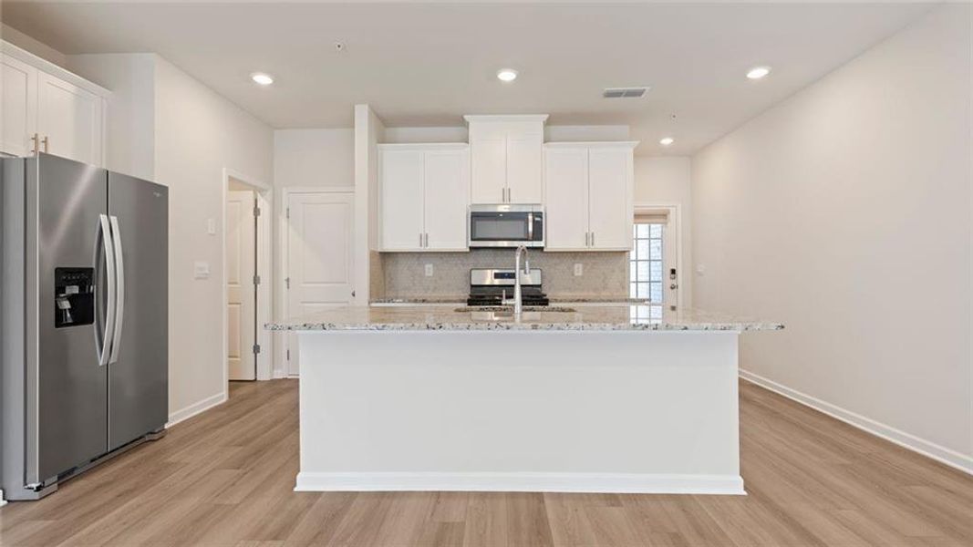 Furnished interior view inside a new home in Terrace at Riverview Landing, Smyrna (Image 8). Furnished interior view inside a new home in Terrace at Riverview Landing, Smyrna (Image 8).