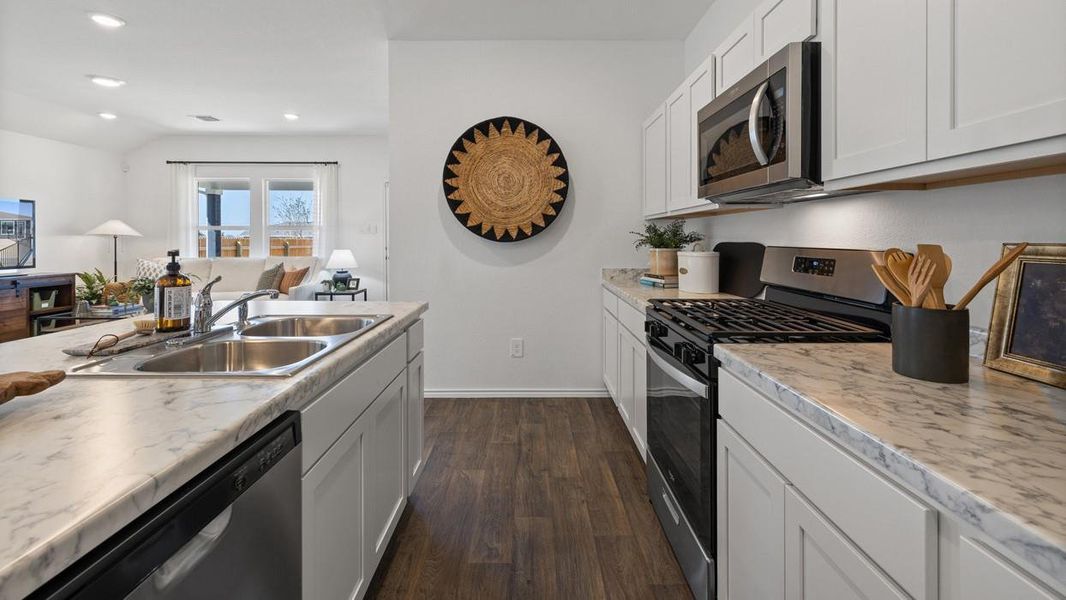 Furnished interior view inside a new home in Prairie Lakes, Buda (Image 16). Furnished interior view inside a new home in Prairie Lakes, Buda (Image 16).