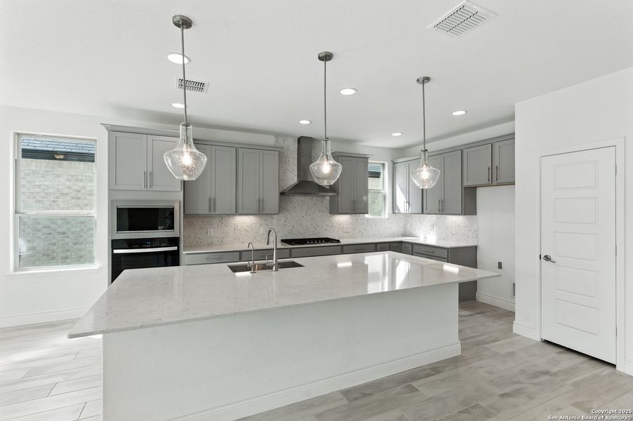 Furnished interior view inside a new home in Bison Ridge, San Antonio (Image 7). Furnished interior view inside a new home in Bison Ridge, San Antonio (Image 7).