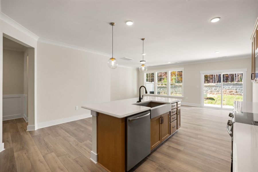 Furnished interior view inside a new home in Harbor Crossing, Greensboro (Image 11).