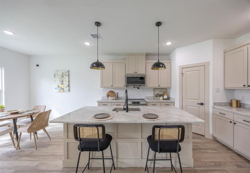 Furnished interior view inside a new home in , Fort Worth (Image 12). Furnished interior view inside a new home in , Fort Worth (Image 12).