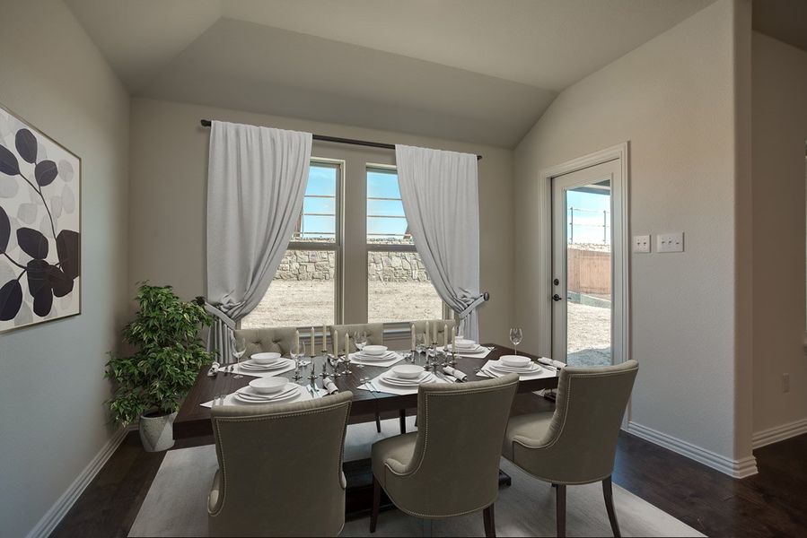 Representative furnished interior of a home built from the Sierra by Beazer Homes in The Villages of Hurricane Creek, Anna (Image 9).