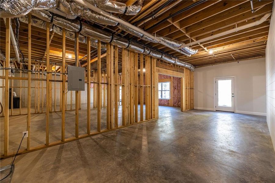 In-progress construction of a new home in , Dallas, GA (Image 73).