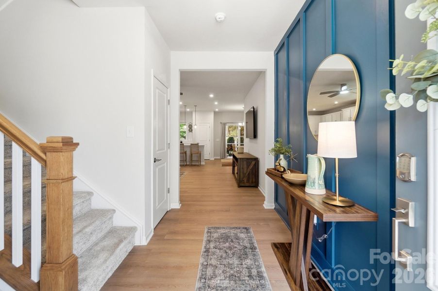 An entryway that truly says "WELCOME!"