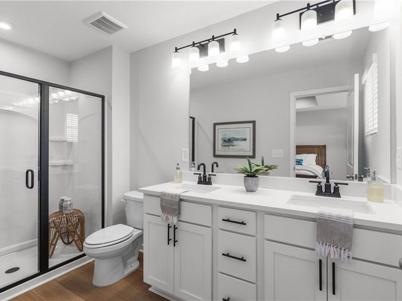 Furnished interior view inside a new home in Stegall Village, Emerson (Image 39).