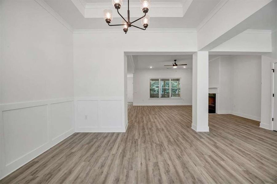 Spacious, unfurnished interior of a new home in Tuscany Hills, Douglasville (Image 27).