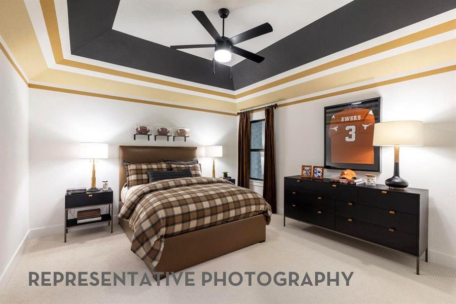 Furnished interior view inside a new home in Sandbrock Ranch, Aubrey (Image 12).