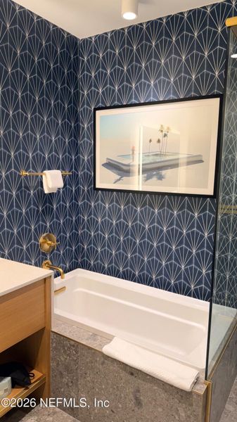 Furnished interior view inside a new home in , Kissimmee (Image 10).