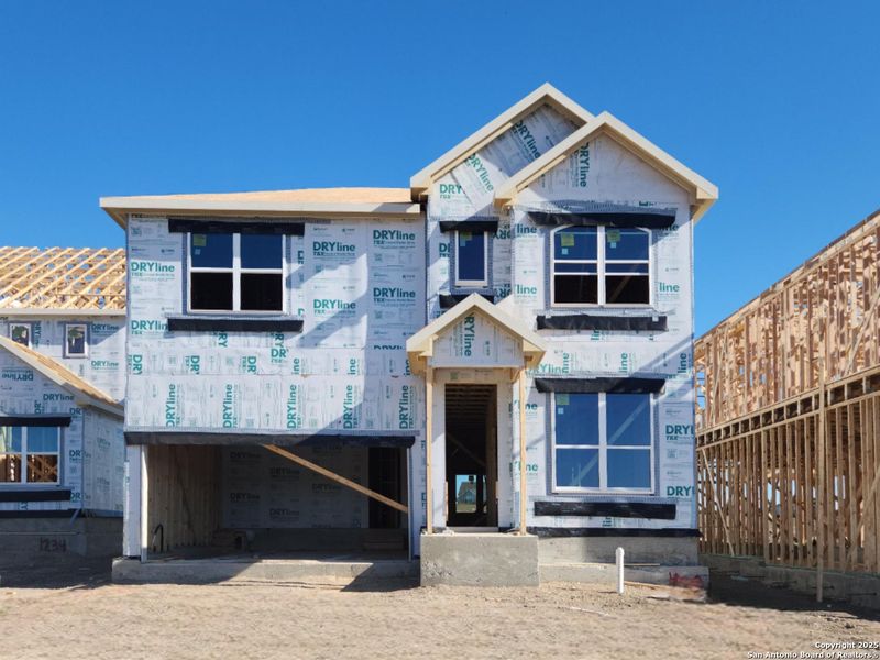 In-progress construction of a new home in Arcadia Ridge, San Antonio, TX (Image 15). In-progress construction of a new home in Arcadia Ridge, San Antonio, TX (Image 15).