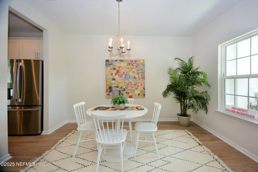 Furnished interior view inside a new home in , Jacksonville (Image 27).