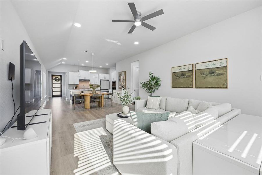 Furnished interior view inside a new home in Cambridge Crossing, Celina (Image 6).