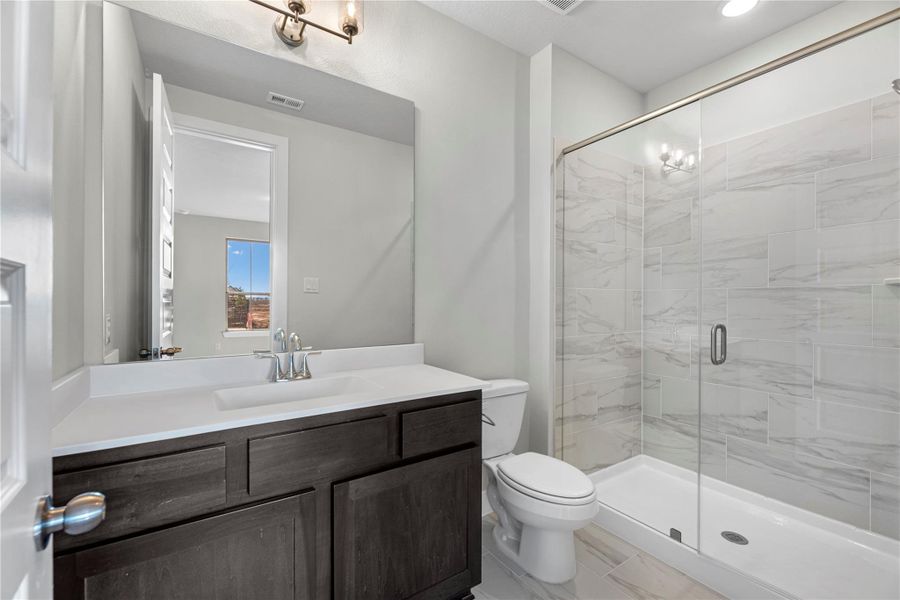 Furnished interior view inside a new home in Austin Point, Richmond (Image 9).