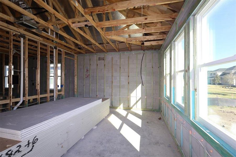 In-progress construction of a new home in Ravencliffe, Oviedo, FL (Image 5).