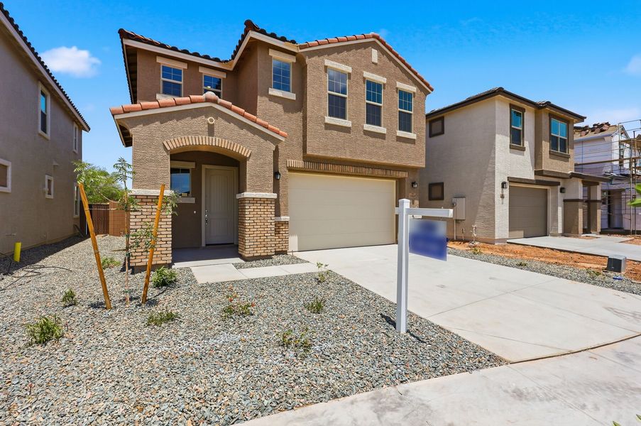 Representative exterior photo of a completed home built from the Pecan by Mattamy Homes in Baker Farms, Phoenix, AZ (Image 20).