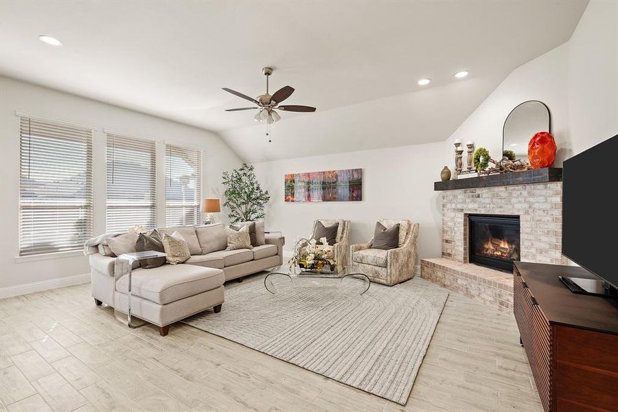 Furnished interior view inside a new home in Timberbrook, Justin (Image 28).