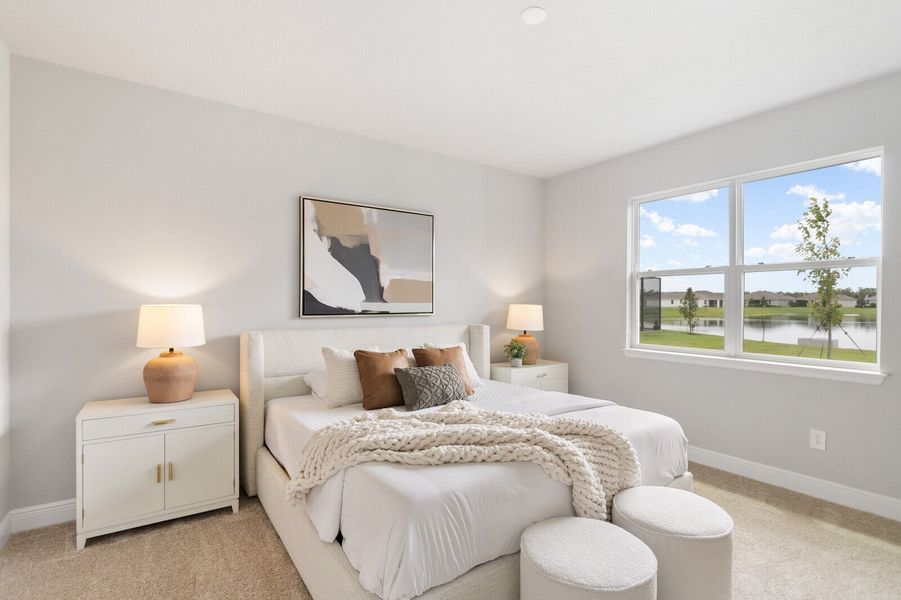 Representative furnished interior of a home built from the Caledon by Mattamy Homes in Windwater, Parrish (Image 9).
