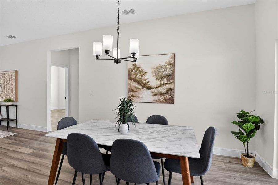 Furnished interior view inside a new home in , Citrus Springs (Image 11).
