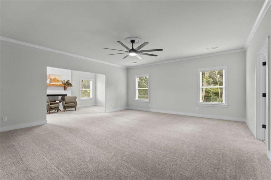 Spacious, unfurnished interior of a new home in Silvercrest Lakes, Acworth (Image 40).