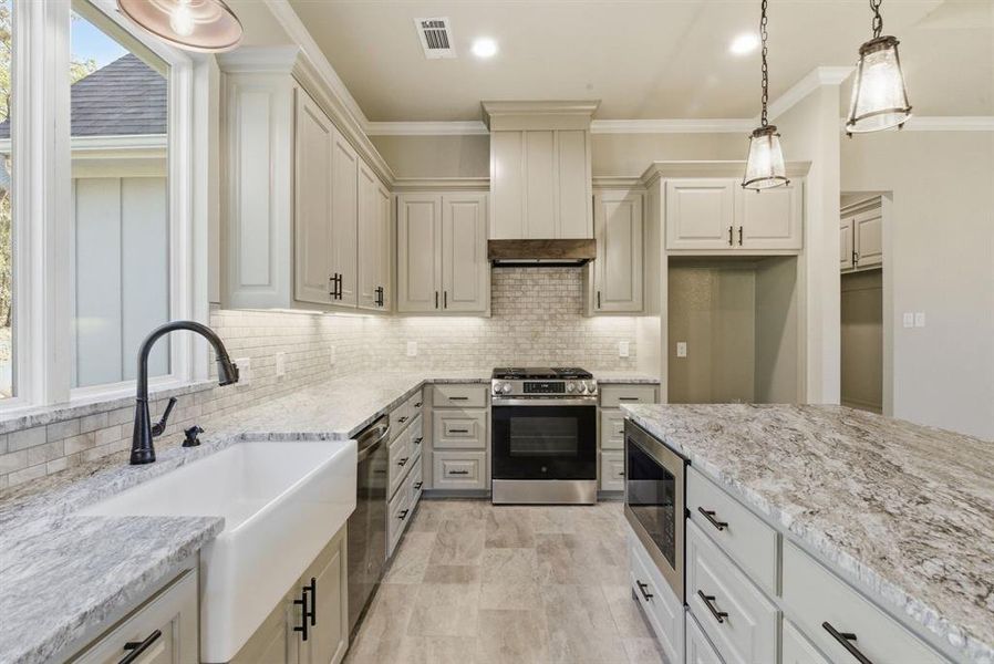 Furnished interior view inside a new home in Monarch Manor, Poolville (Image 3).