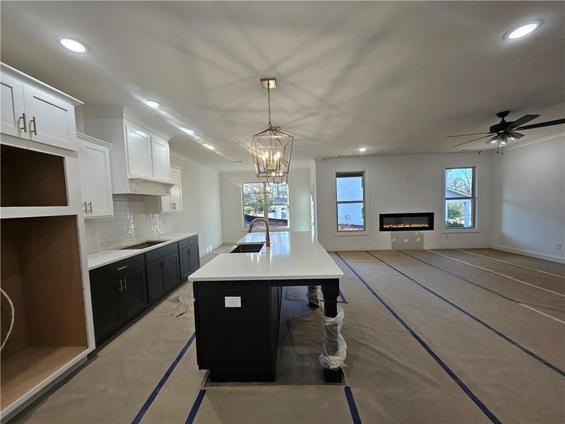 Furnished interior view inside a new home in , Buford (Image 8).